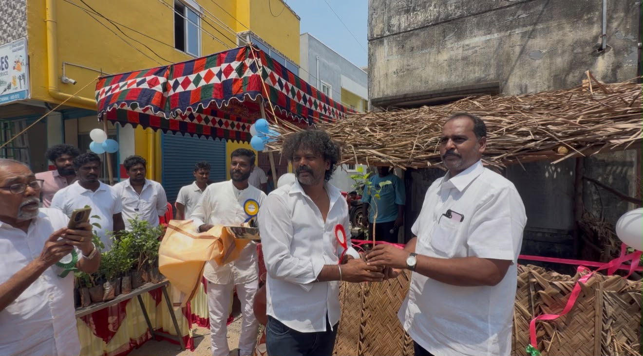 slum families receiving protective jackets